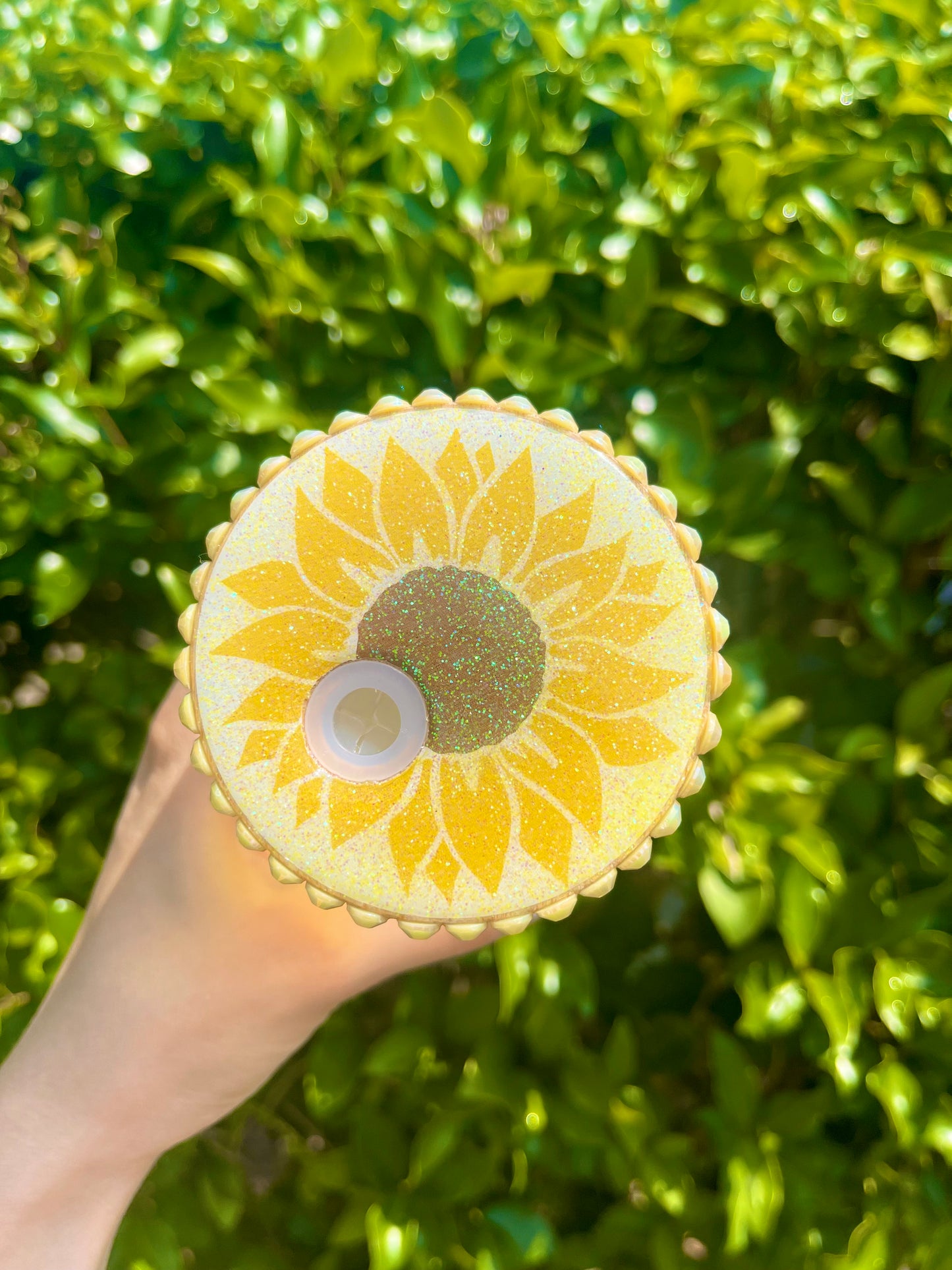 Sunflower Glass Cup