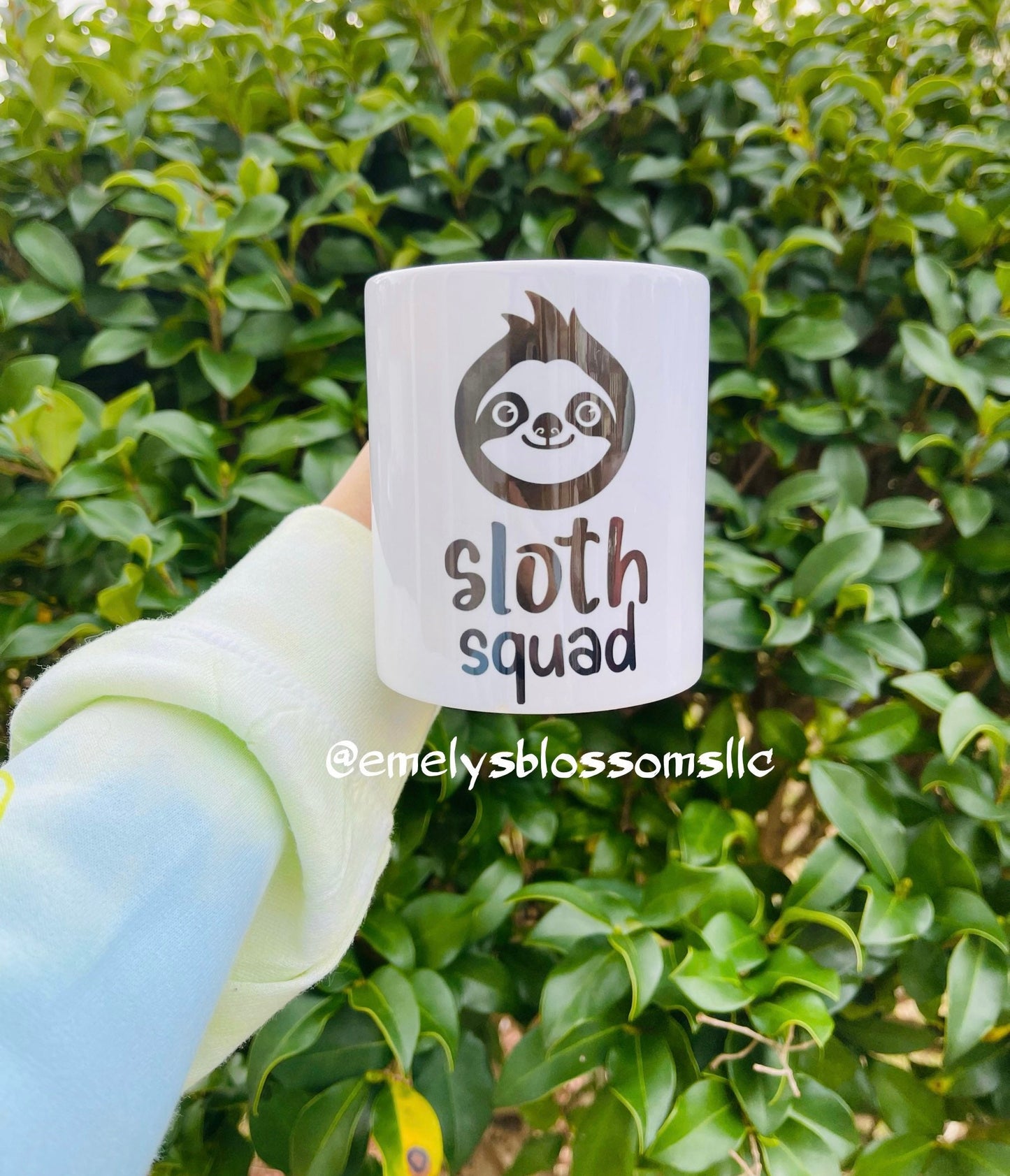 Sloth Squad | Sloth Coffee mug | Animal | Black | White | Coffee mug | Sloth Mug