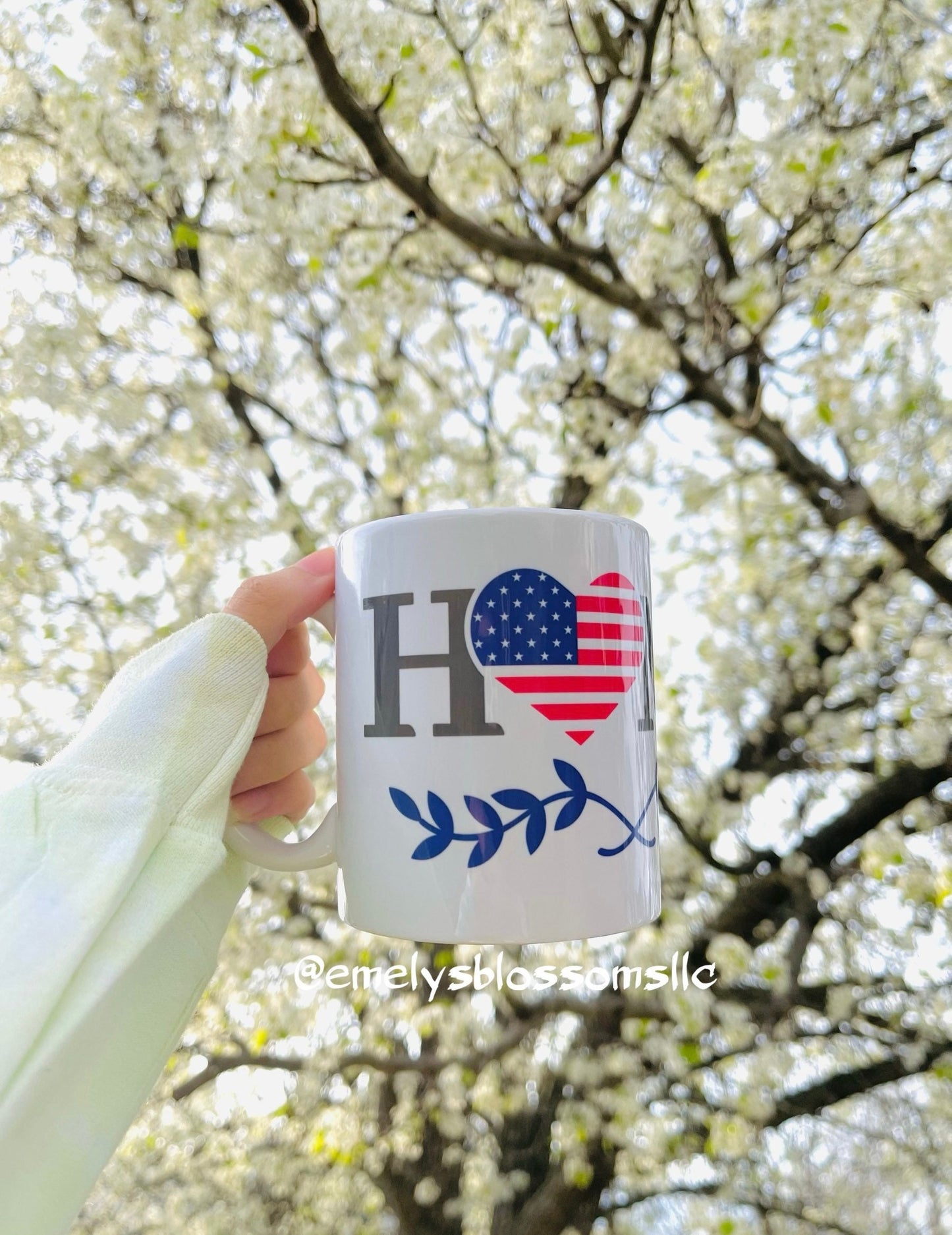 Home| Patriotic| Coffee mug | Cute coffee mug | Gift for her | Gift for him | USA flag | anchor | Stars | Red | Blue | stripes | polka dots