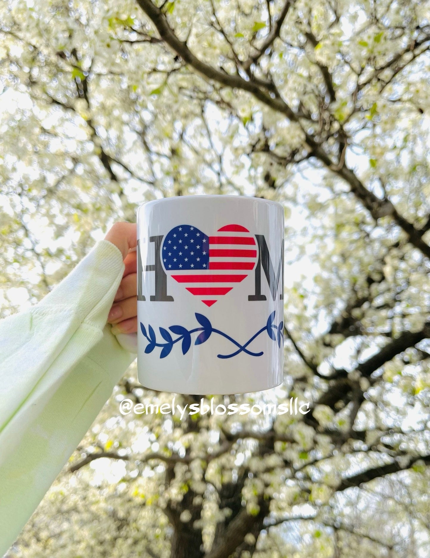 Home| Patriotic| Coffee mug | Cute coffee mug | Gift for her | Gift for him | USA flag | anchor | Stars | Red | Blue | stripes | polka dots