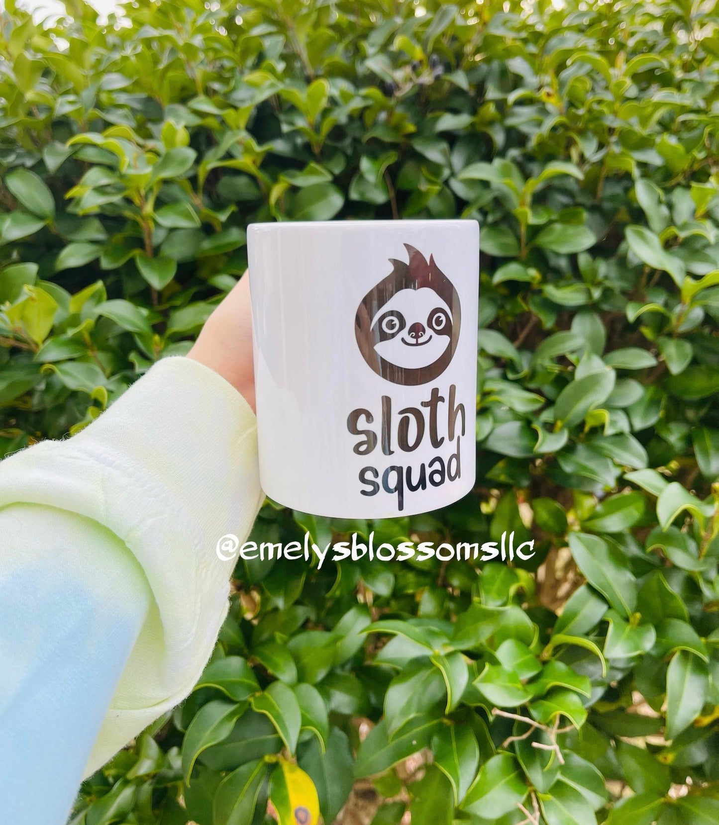 Sloth Squad | Sloth Coffee mug | Animal | Black | White | Coffee mug | Sloth Mug