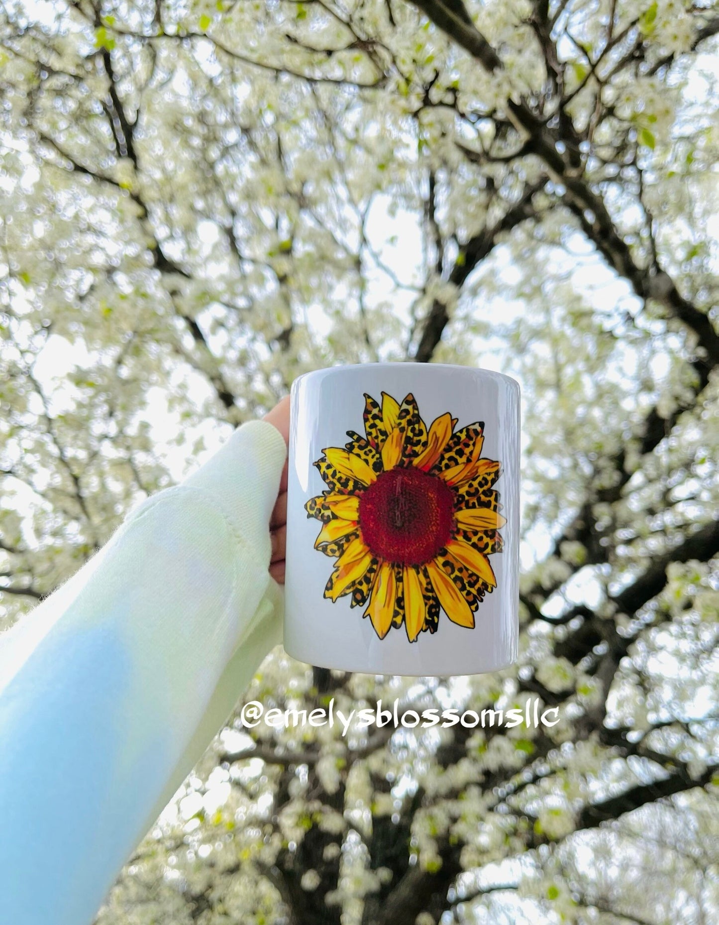 Sunflower Coffee Mug | Trendy coffee mug | Cute coffee mug | Gift for her | Gift for him | Flower | Yellow