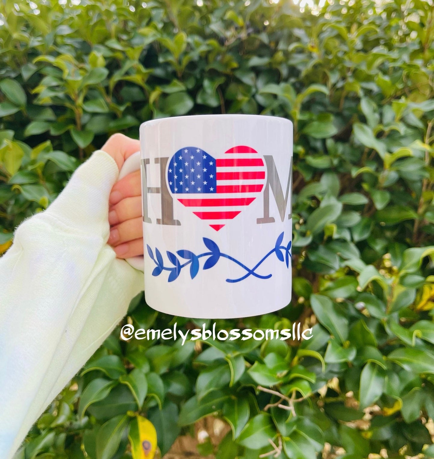 Home| Patriotic| Coffee mug | Cute coffee mug | Gift for her | Gift for him | USA flag | anchor | Stars | Red | Blue | stripes | polka dots