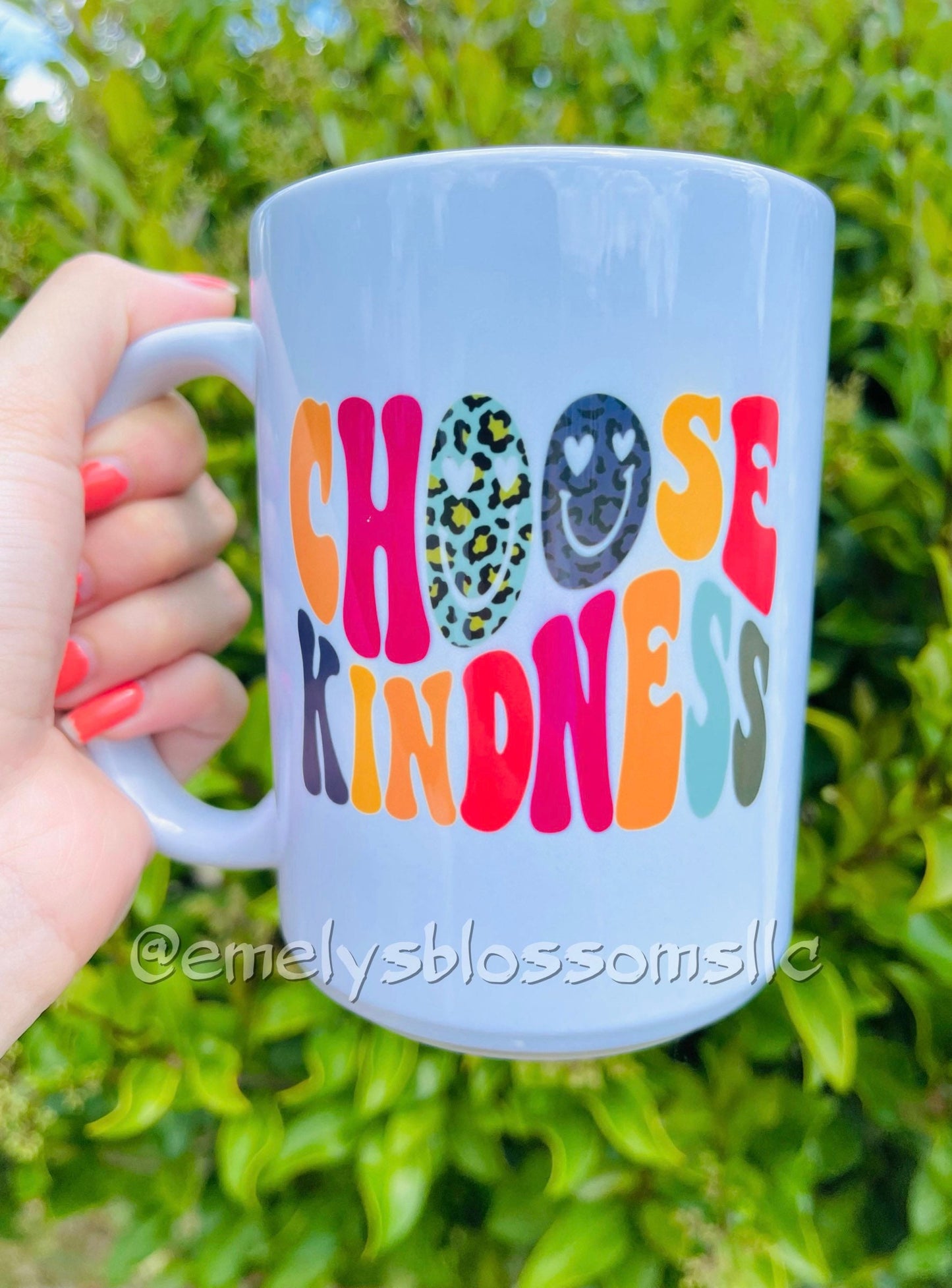 Choose Kindness Mug | Coffee mug | Mug | Positive affirmations | Kindness | Treat people with kindness | Cute coffee mug