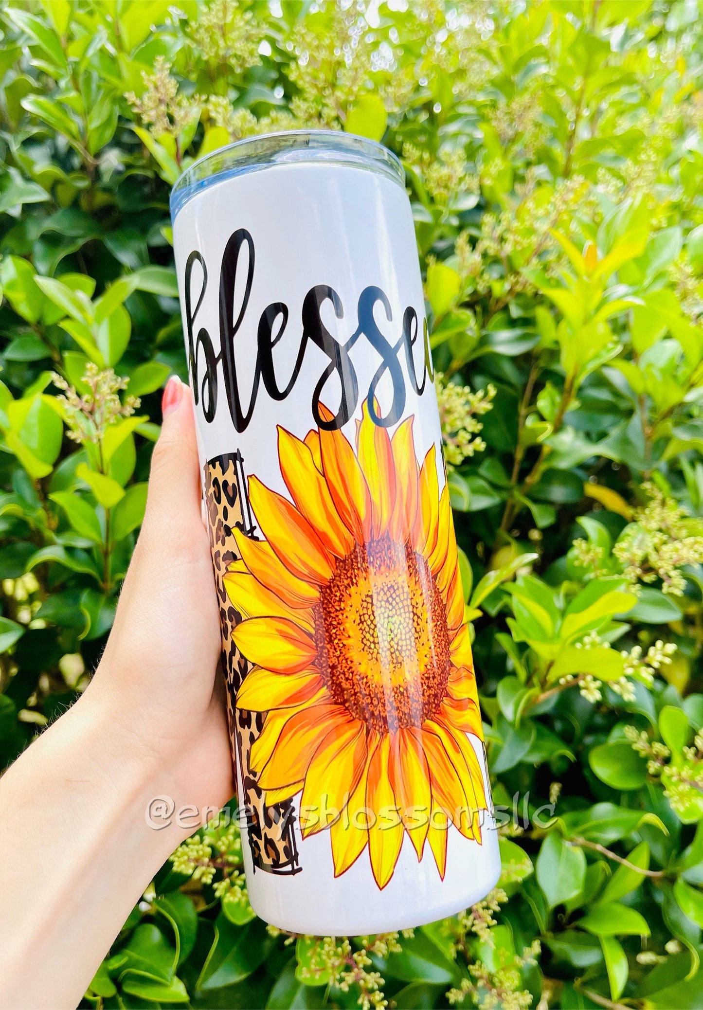 Blessed Mom Tumbler | sunflower | blessed | Mother’s Day | gift for her | mother | mama | mother | mommy | happy Mother’s Day