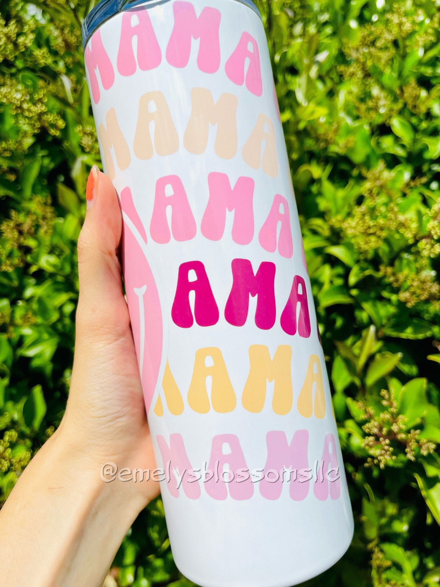 Loved Mama Tumbler | pink tumbler | Mother’s Day | gift for her | mother | mama | mother | mommy | happy Mother’s Day