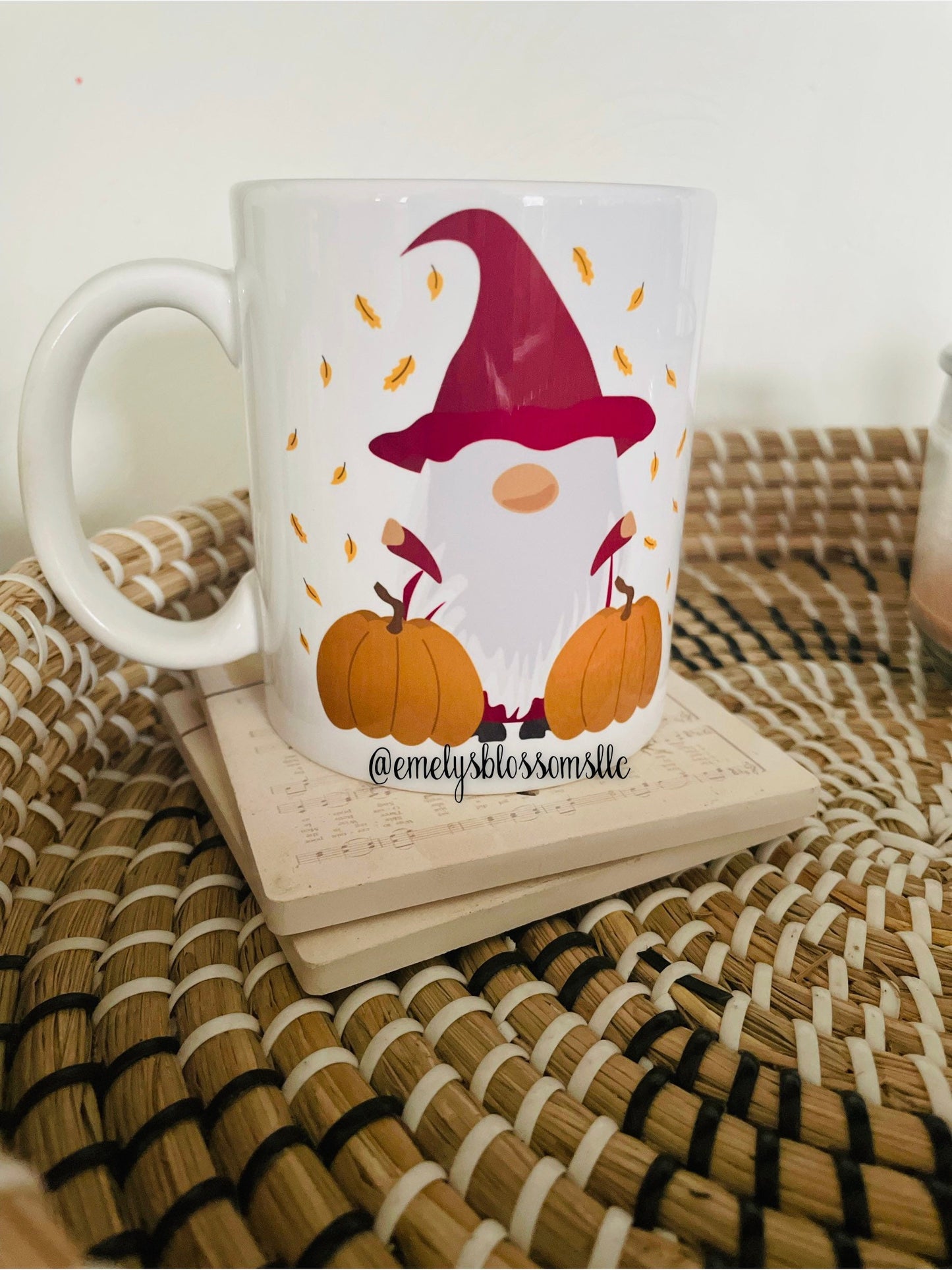 Gnome Pumpkins Coffee Mug | Gnome Coffee Mug | Pumpkin Coffee Mug | Fall  Pumpkin coffee mug |