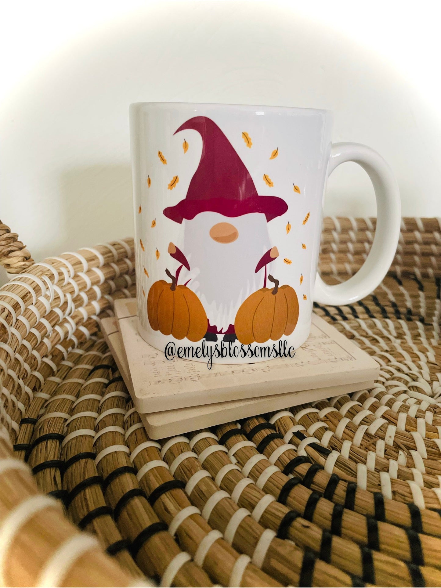 Gnome Pumpkins Coffee Mug | Gnome Coffee Mug | Pumpkin Coffee Mug | Fall  Pumpkin coffee mug |