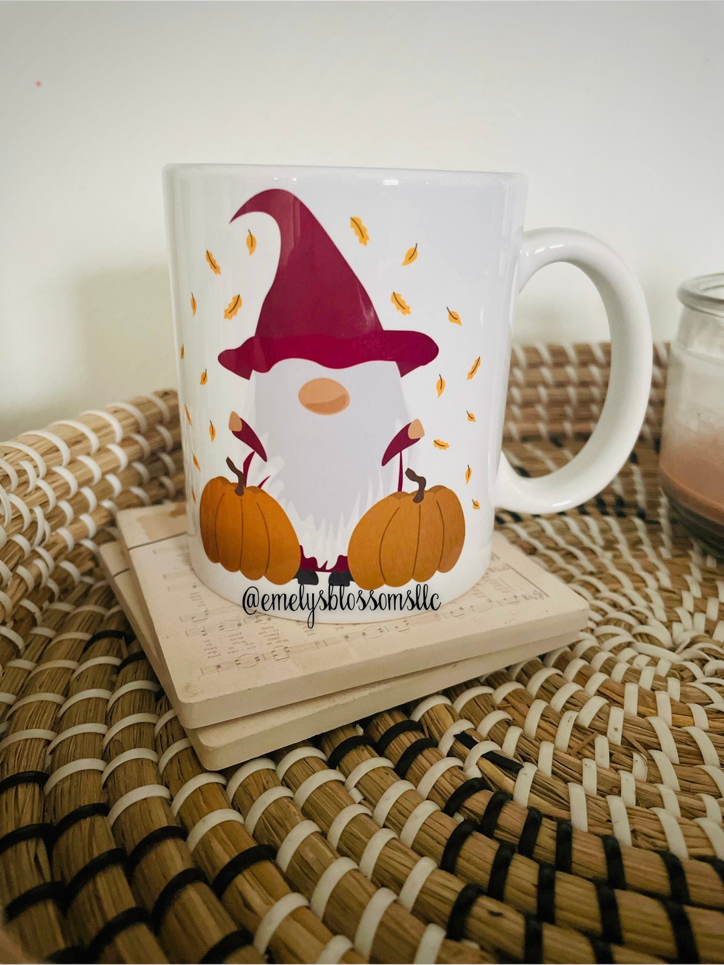 Gnome Pumpkins Coffee Mug | Gnome Coffee Mug | Pumpkin Coffee Mug | Fall  Pumpkin coffee mug |