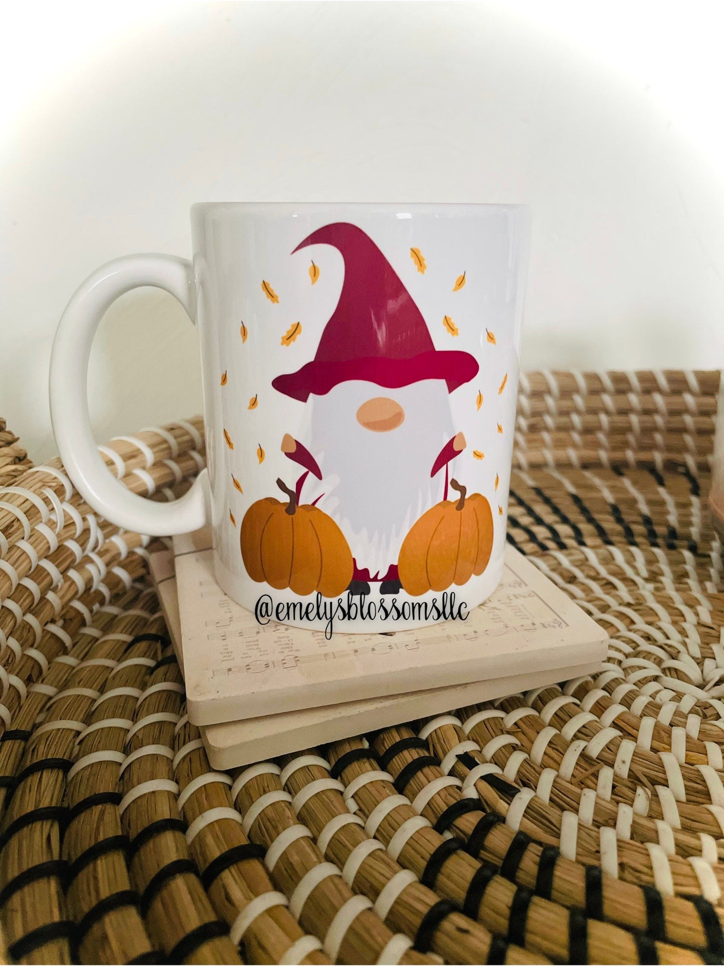 Gnome Pumpkins Coffee Mug | Gnome Coffee Mug | Pumpkin Coffee Mug | Fall  Pumpkin coffee mug |