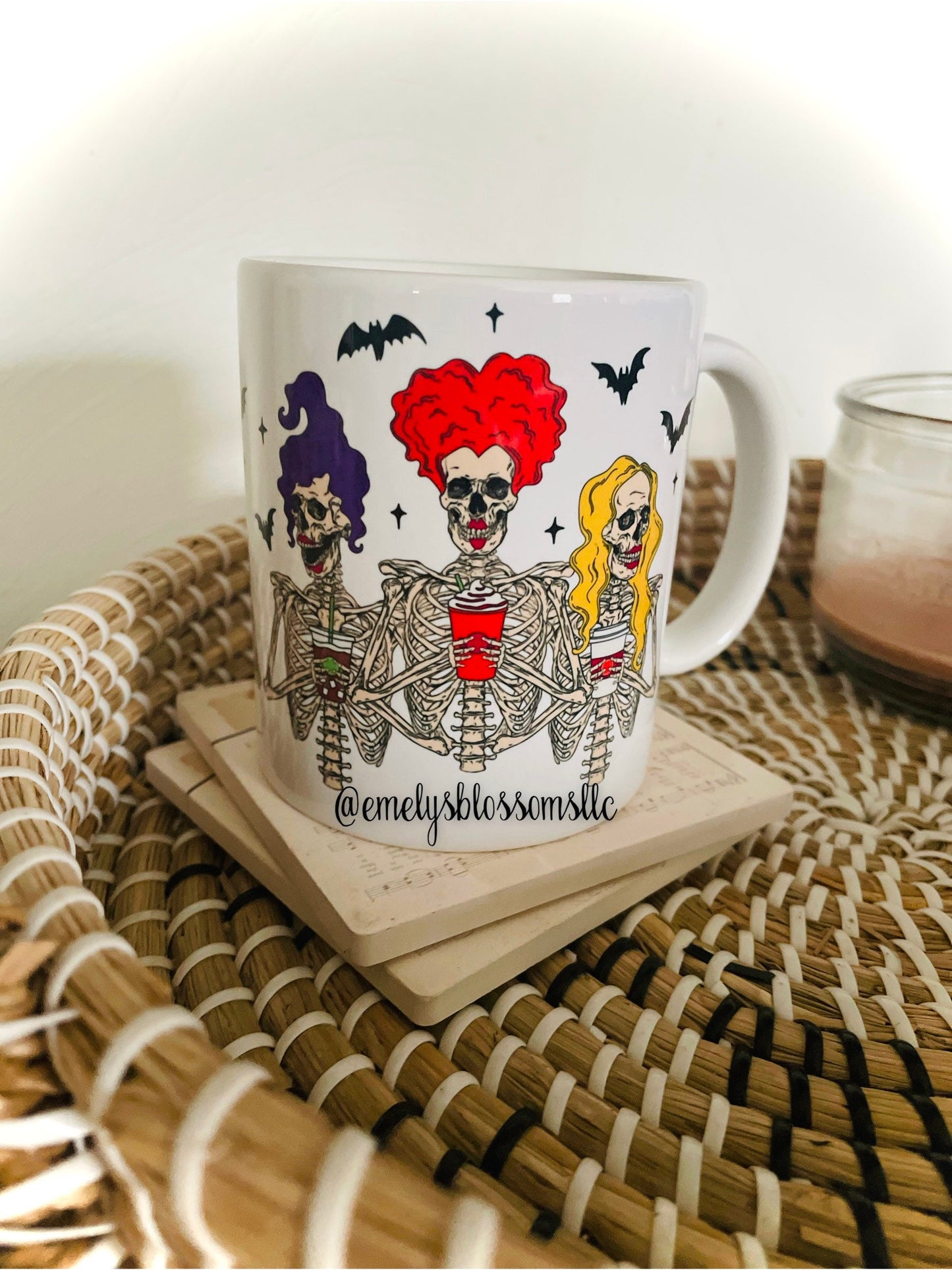 Sanderson Sisters Coffee Mug | Another Glorious Morning Coffee Mug | Hocus Pocus Coffee Mug | Skeleton Sanderson Sisters coffee mug |