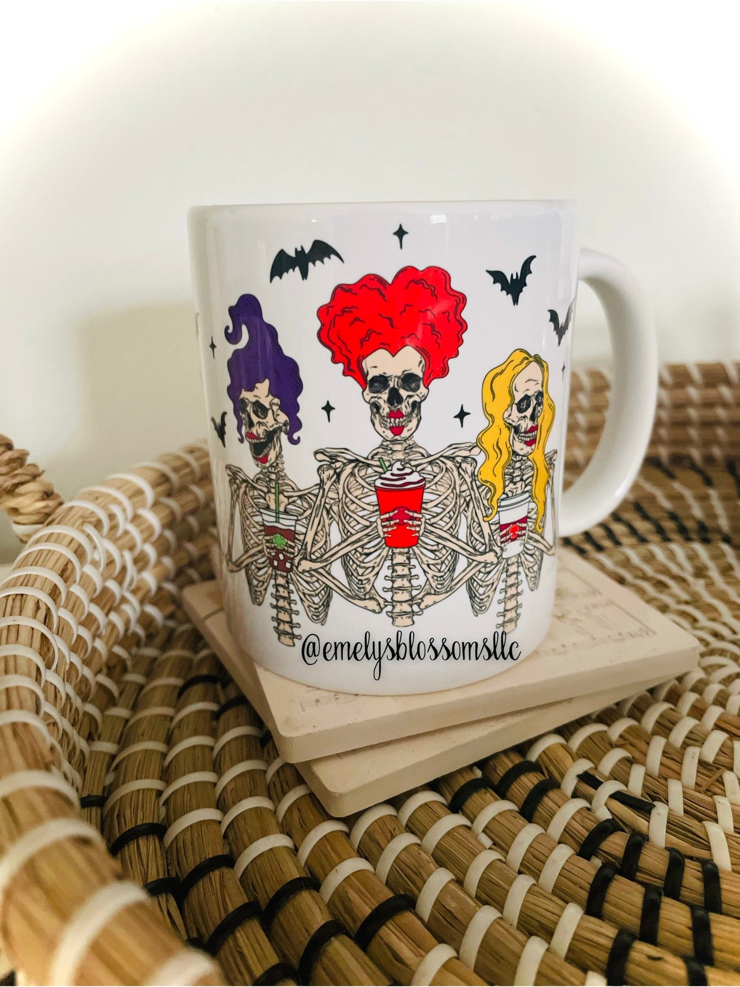 Sanderson Sisters Coffee Mug | Another Glorious Morning Coffee Mug | Hocus Pocus Coffee Mug | Skeleton Sanderson Sisters coffee mug |