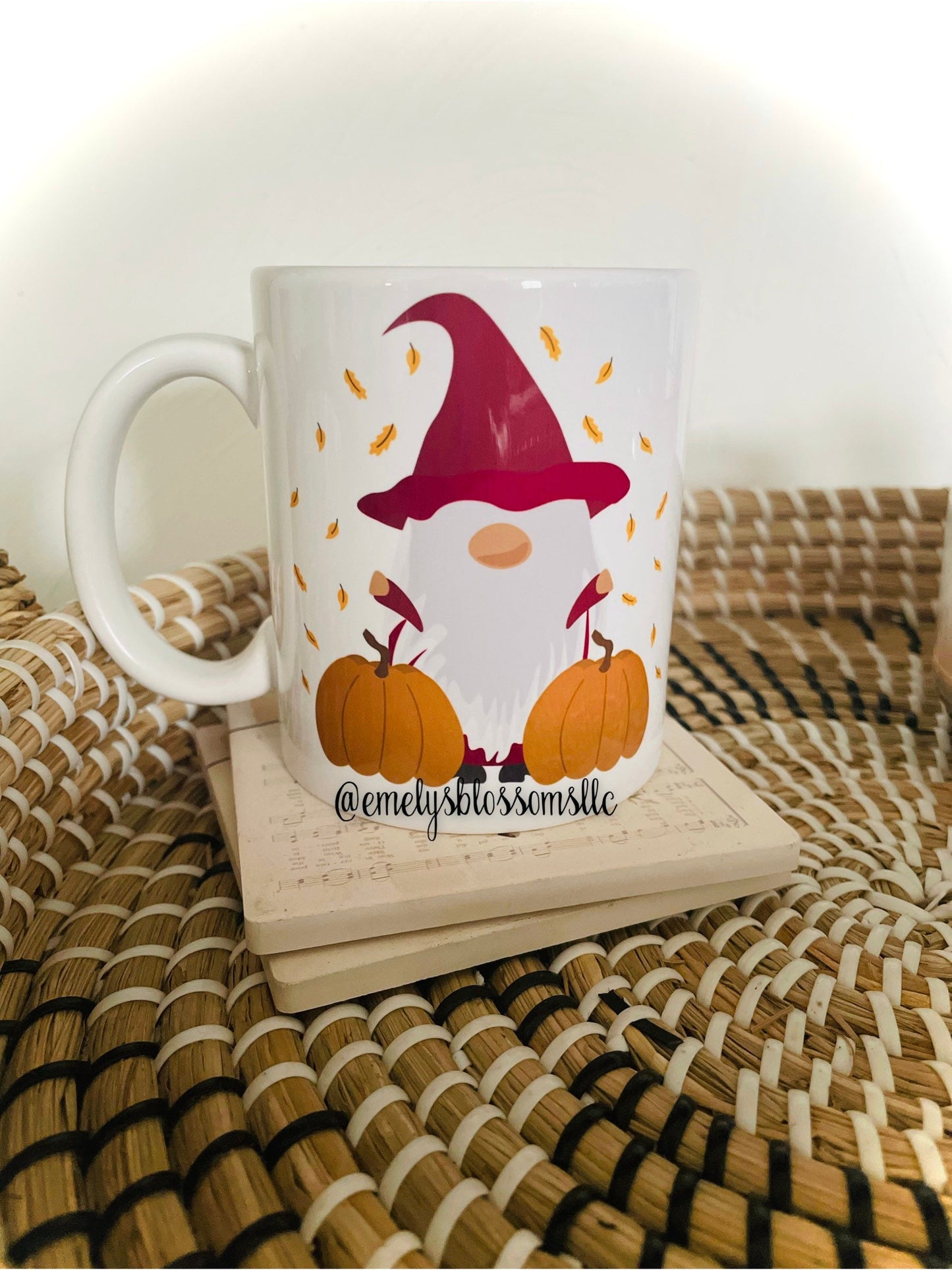 Gnome Pumpkins Coffee Mug | Gnome Coffee Mug | Pumpkin Coffee Mug | Fall  Pumpkin coffee mug |