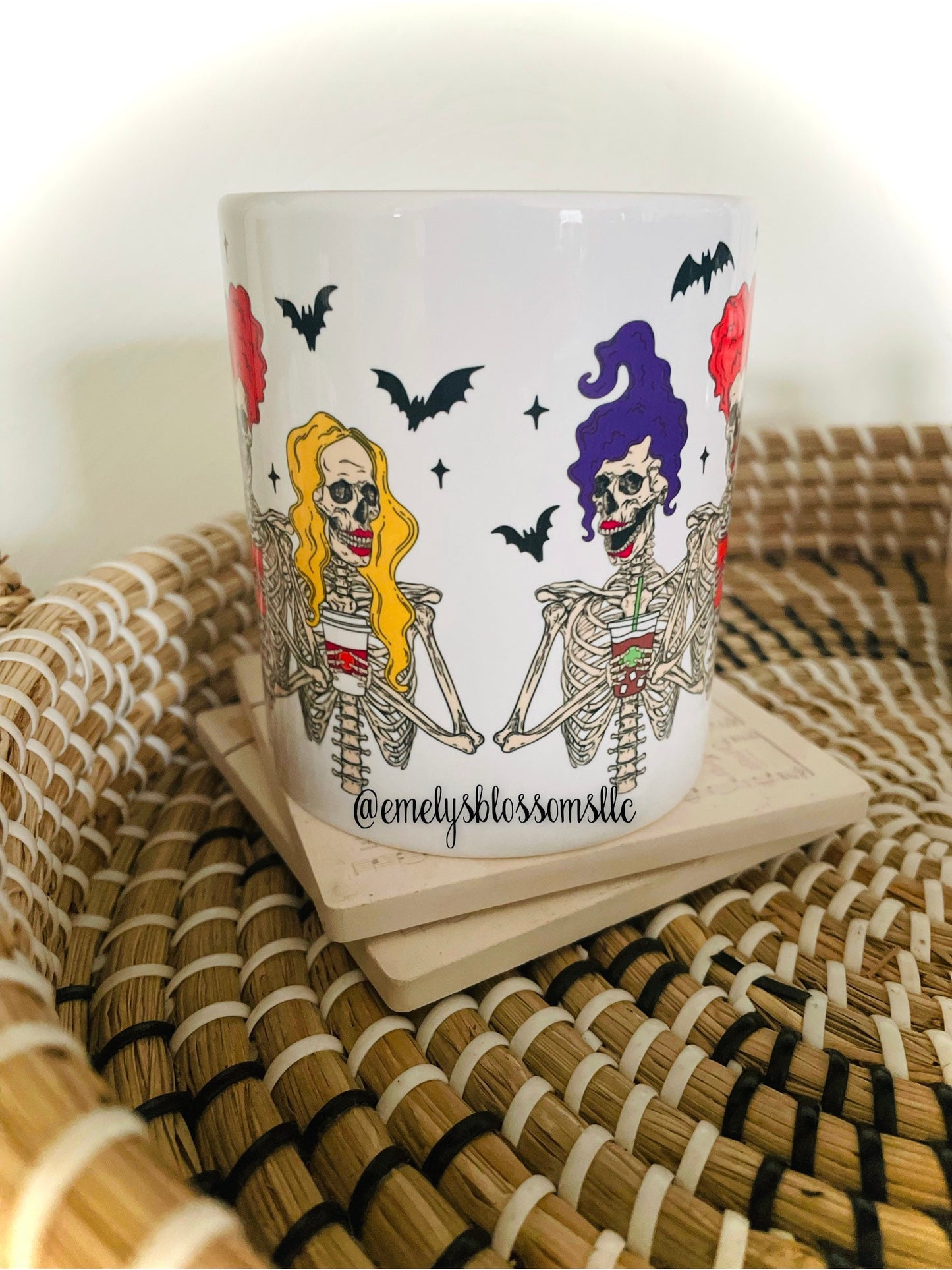 Sanderson Sisters Coffee Mug | Another Glorious Morning Coffee Mug | Hocus Pocus Coffee Mug | Skeleton Sanderson Sisters coffee mug |