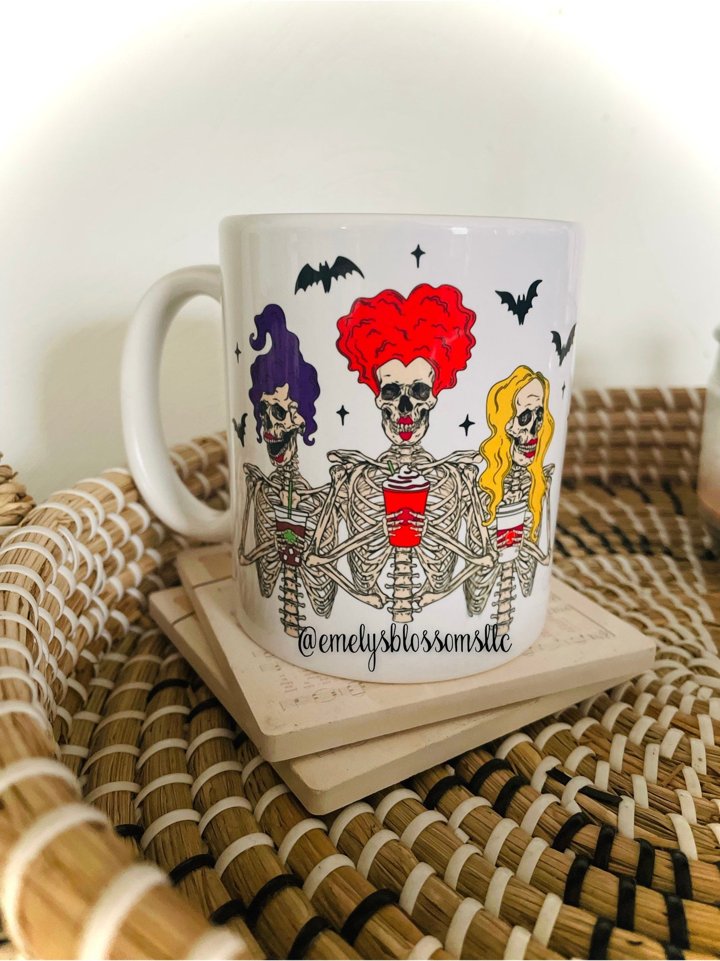 Sanderson Sisters Coffee Mug | Another Glorious Morning Coffee Mug | Hocus Pocus Coffee Mug | Skeleton Sanderson Sisters coffee mug |