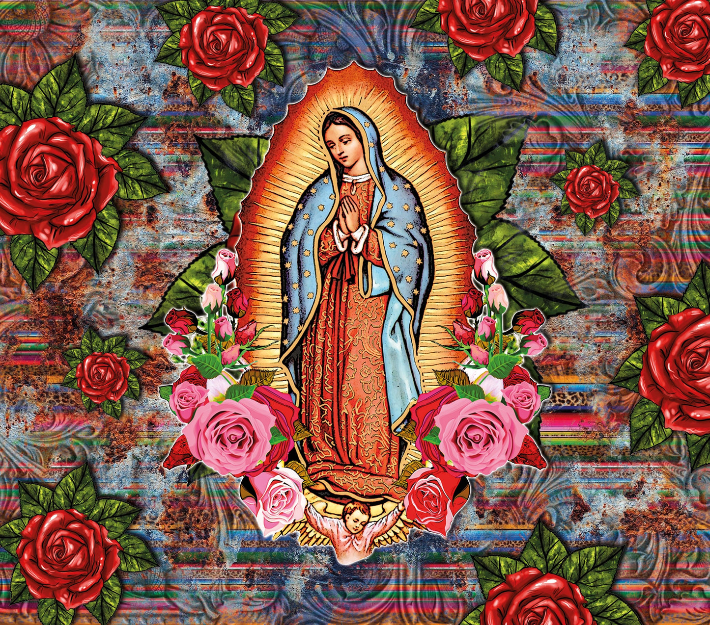 Virgen de Guadalupe tumbler | Dia de la Virgen de Guadalupe tumbler | Day of the Virgin of Guadalupe tumbler  |Christmas Tumbler|