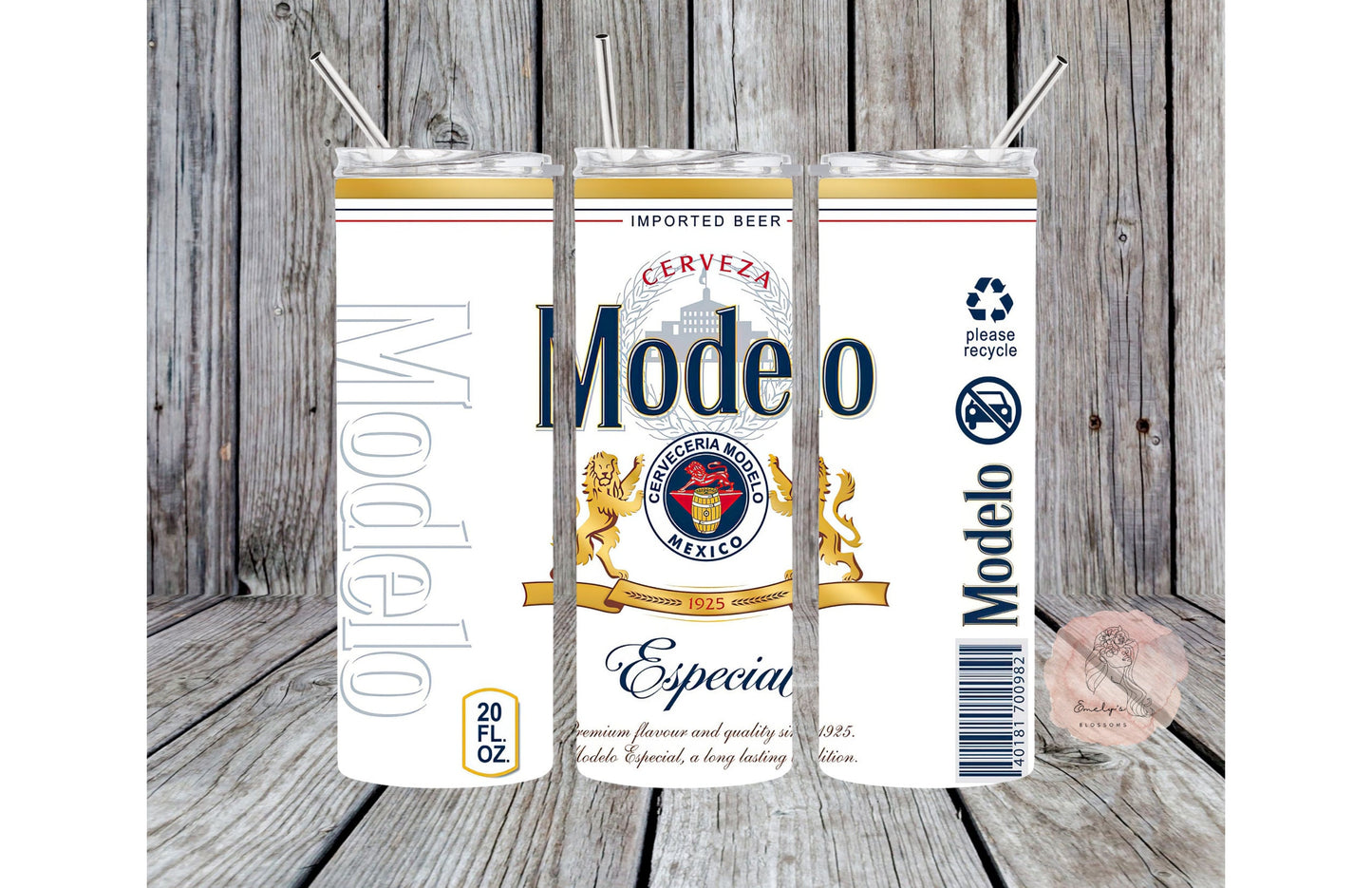 Modelo Beer Tumbler |Corona Beer Tumbler | Beer Tumbler | Corona Extra Tumbler | Corona Premiere Tumbler| Gift for her | Gift for him