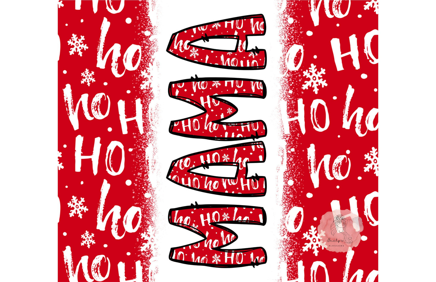 Ho Ho Ho Mama Tumbler | Red Mama Tumbler | gift for her | Christmas tumbler| Cute Tumbler | Christmas Cheer | Christmas spirit