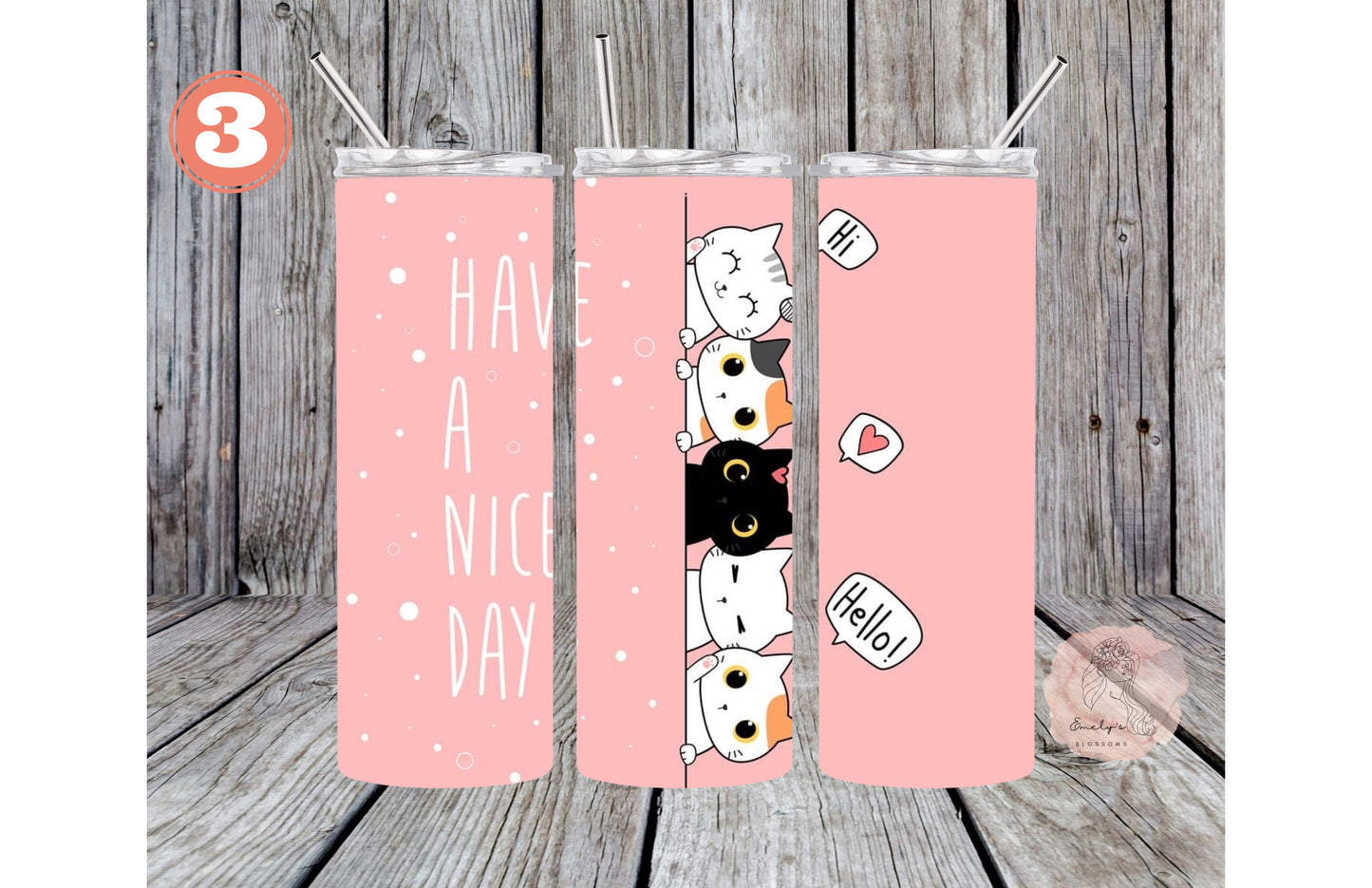 Cat Tumbler | Cats | Animals | Kittens | Cute Cat Tumbler | Cat Collage Cup