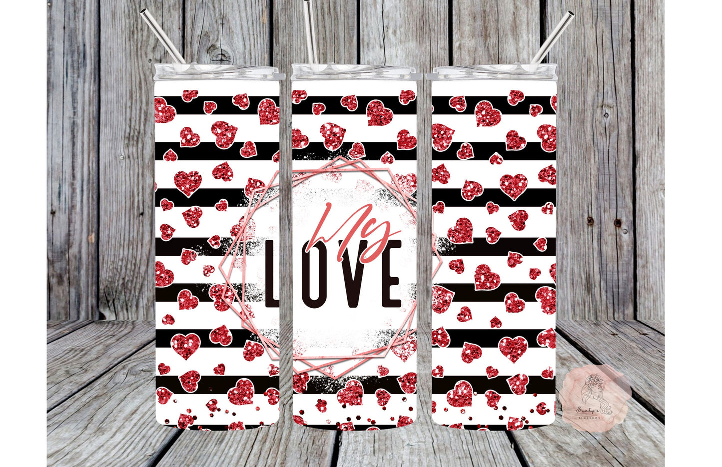 Valentines Day Tumbler | Valentine Tumbler| Pink tumbler | Red Tumbler | Hearts Tumbler | XOXO| Be Mine Tumbler| My Love Tumbler