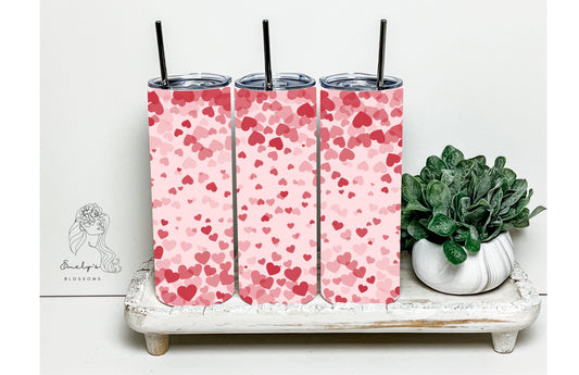 Valentines Day Tumbler | Valentine Tumbler| Pink tumbler | Red Tumbler | Hearts Tumbler | XOXO| Be Mine Tumbler