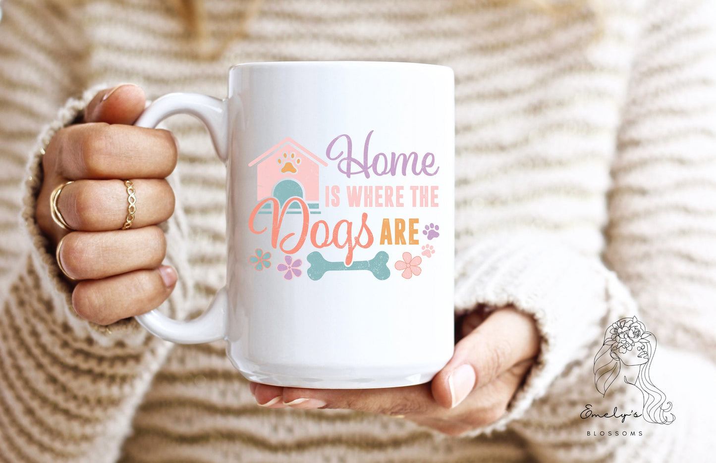 Home is where the Dogs Are Coffee Mug | Dog Mama| Fur Mama Mug | Mom | Mama | Mother | Gift for her |