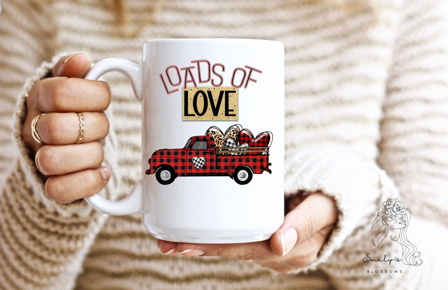 Loads of Love Coffee Mug | Valentines Day Coffee Mug| Valentine Coffee Mug| XOXO| Be mine| Love| For her | For him |