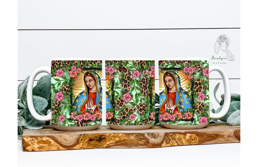 Virgen de Guadalupe coffee mug | Our Lady of Guadalupe Coffee Mug | Latina Coffee Mug | Faith Mug