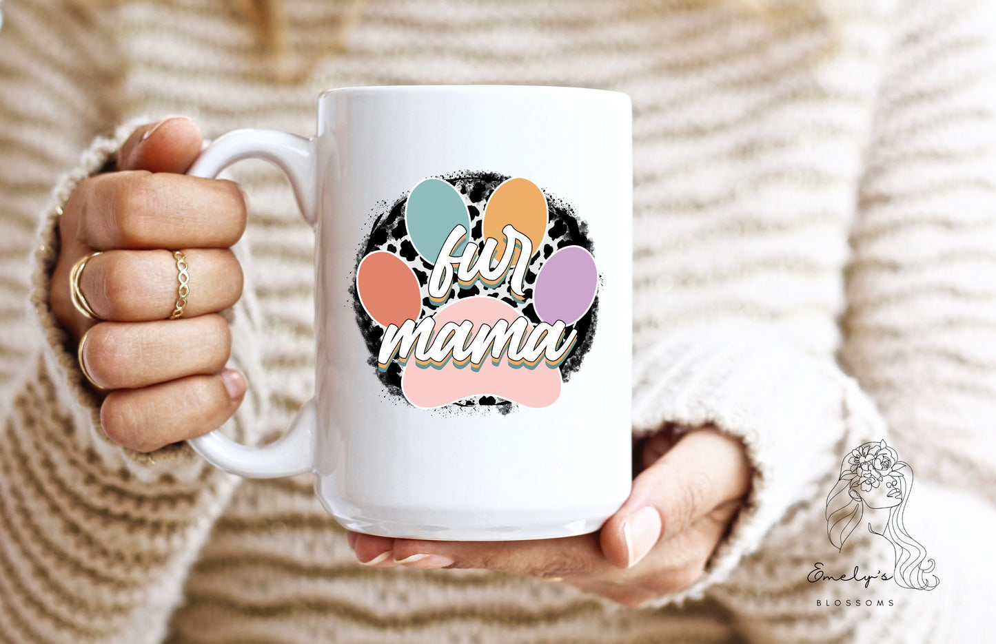 Fur Mama Mug Coffee Mug | Dog Mom Coffee Mug | Cat Mom Coffee Mug| Pet Mama Coffee Mug| Mom | Mama | Mother | Gift for her |