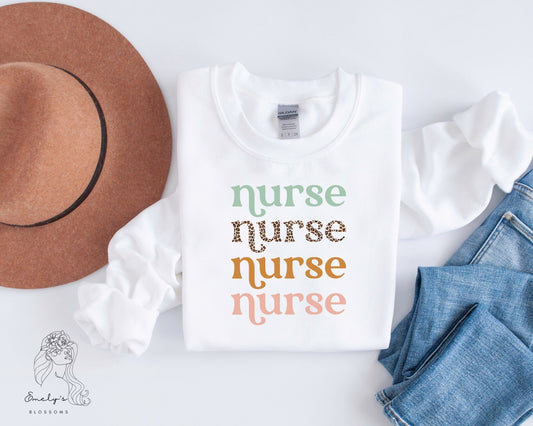 Nurse Crewneck | Nurse Life Sweater | Nurse Sweater | Nurse Cozy Crewneck|  PRE-ORDER