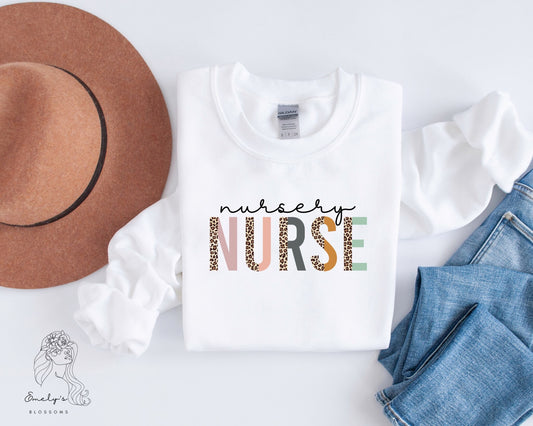 Nursery Nurse Crewneck | Nurse Life Sweater | Nurse Sweater | Nurse Cozy Crewneck|  PRE-ORDER