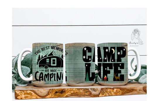 The best memories are made camping Ceramic Coffee Mug| Ceramic mug| Gift| Camp Life mug | Gift for her | Gift for him
