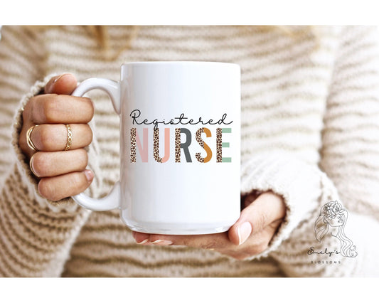 Registered Nurse Ceramic Mug | Nurse Ceramic Mug | Nurse Life Coffee mug | RN Mug | Nurse Mug | Nurse Life